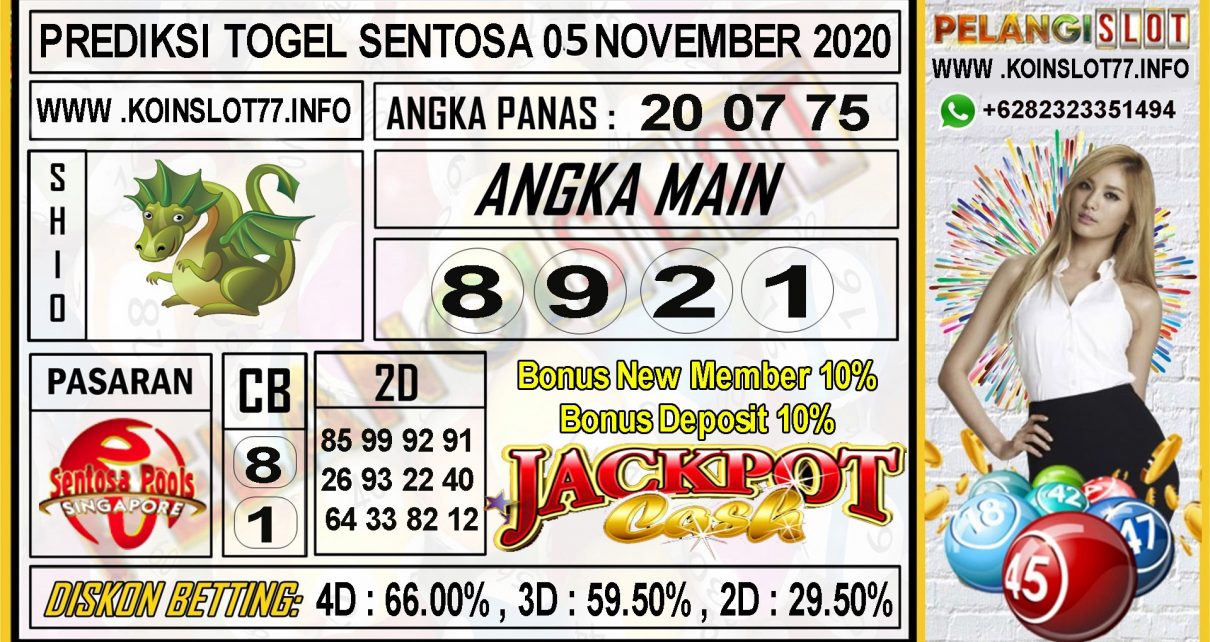 PREDIKSI TOGEL SENTOSA 05 NOVEMBER 2020