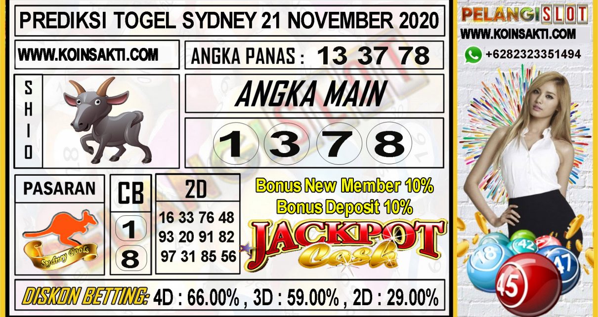 PREDIKSI TOGEL SYDNEY 21 NOVEMBER 2020