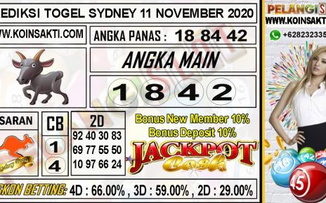 PREDIKSI TOGEL SYDNEY 11 NOVEMBER 2020