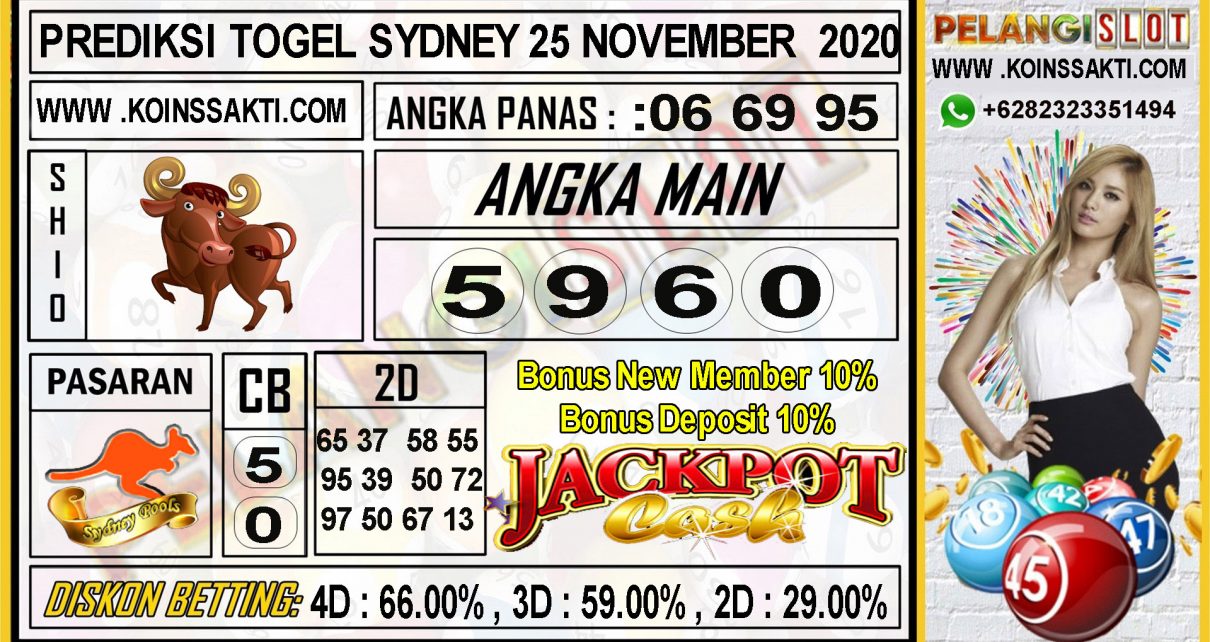 PREDIKSI TOGEL SYDNEY 25 NOVEMBER 2020