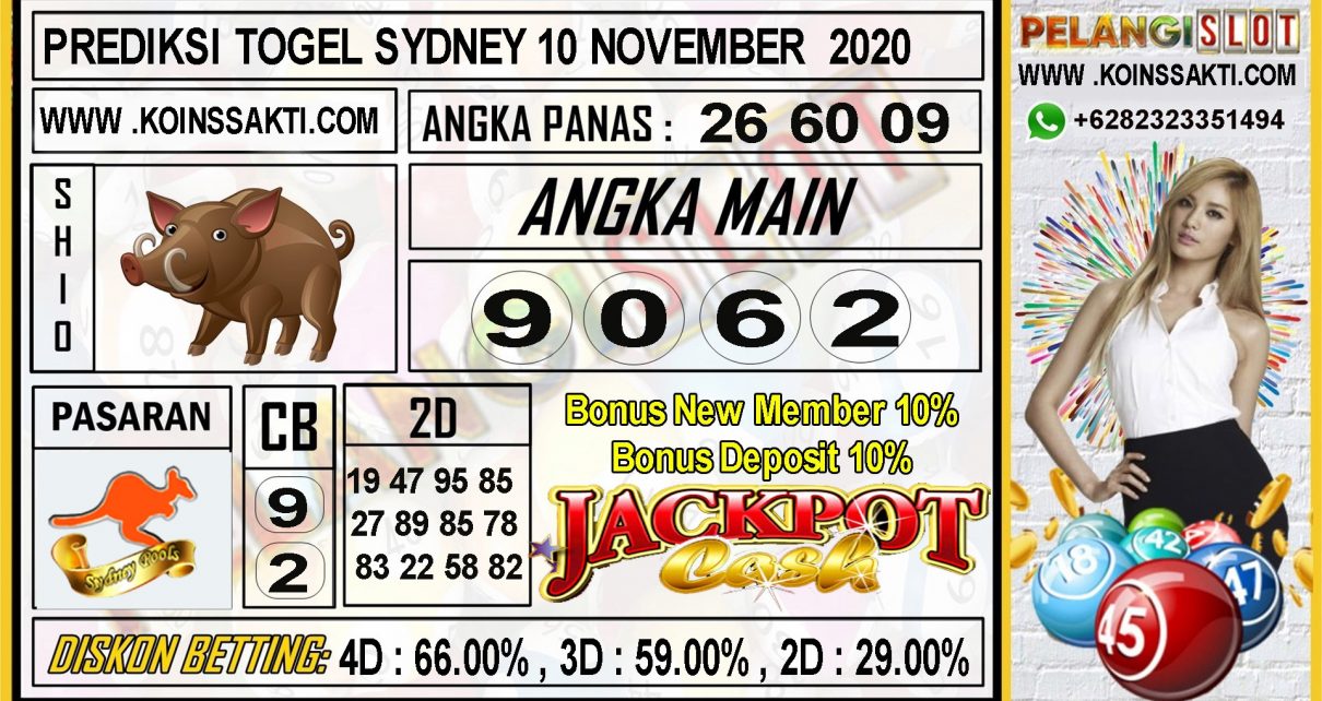 PREDIKSI TOGEL SYDNEY 10 NOVEMBER 2020