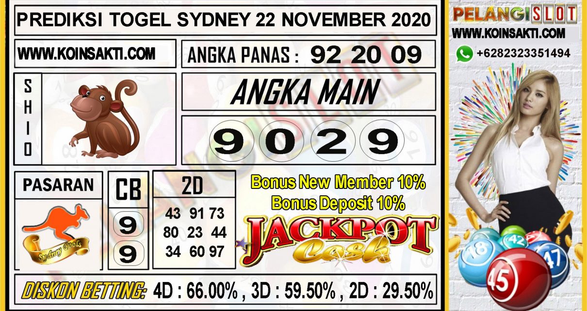 PREDIKSI TOGEL SYDNEY 22 NOVEMBER 2020