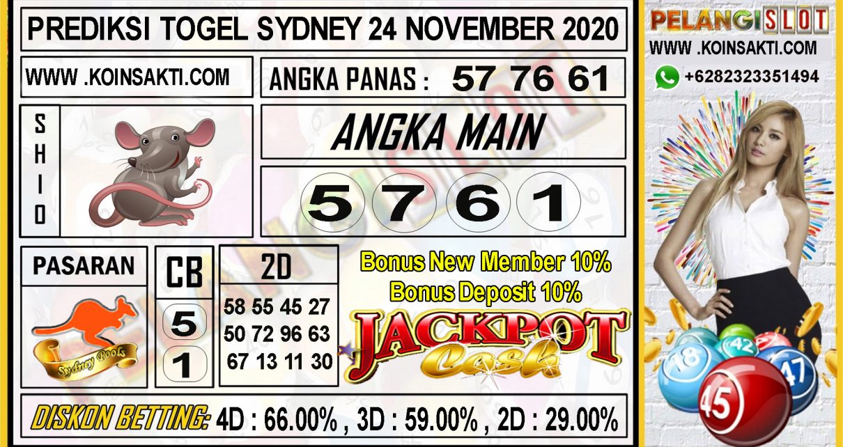 PREDIKSI TOGEL SYDNEY 24 NOVEMBER 2020