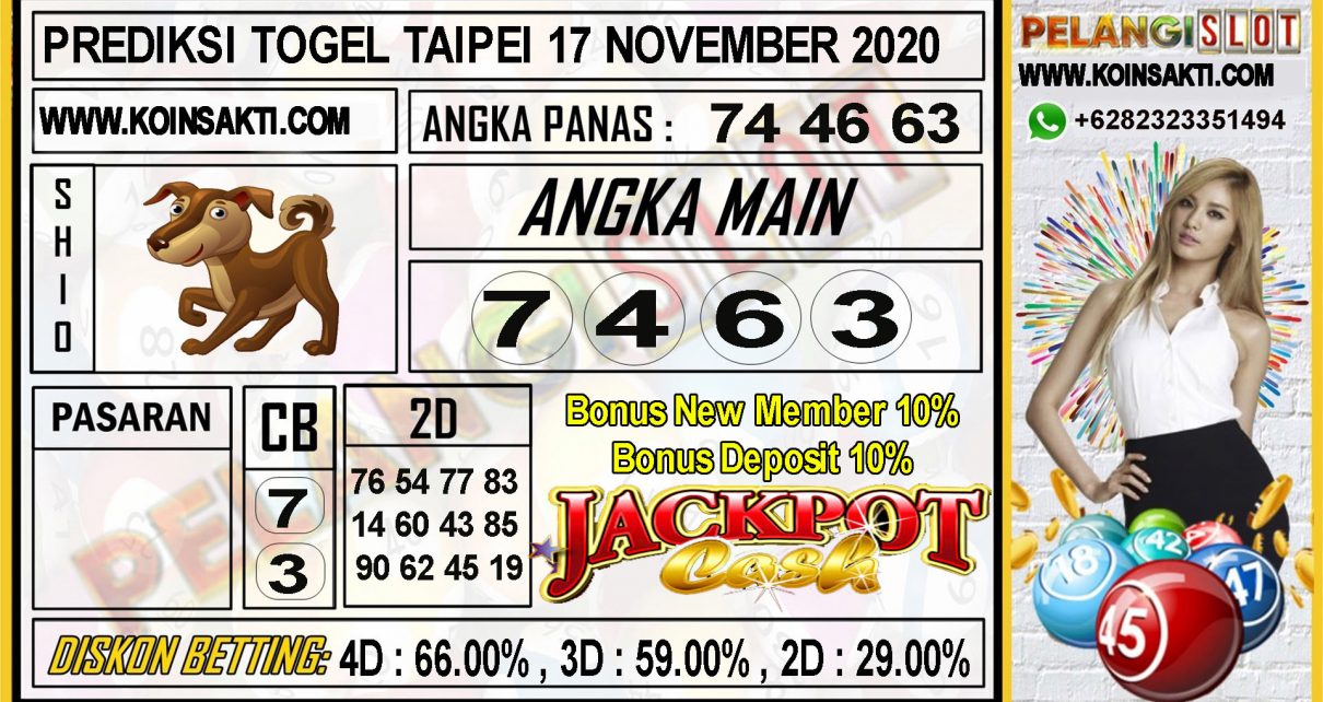 PREDIKSI TOGEL TAIPEI 17 NOVEMBER 2020