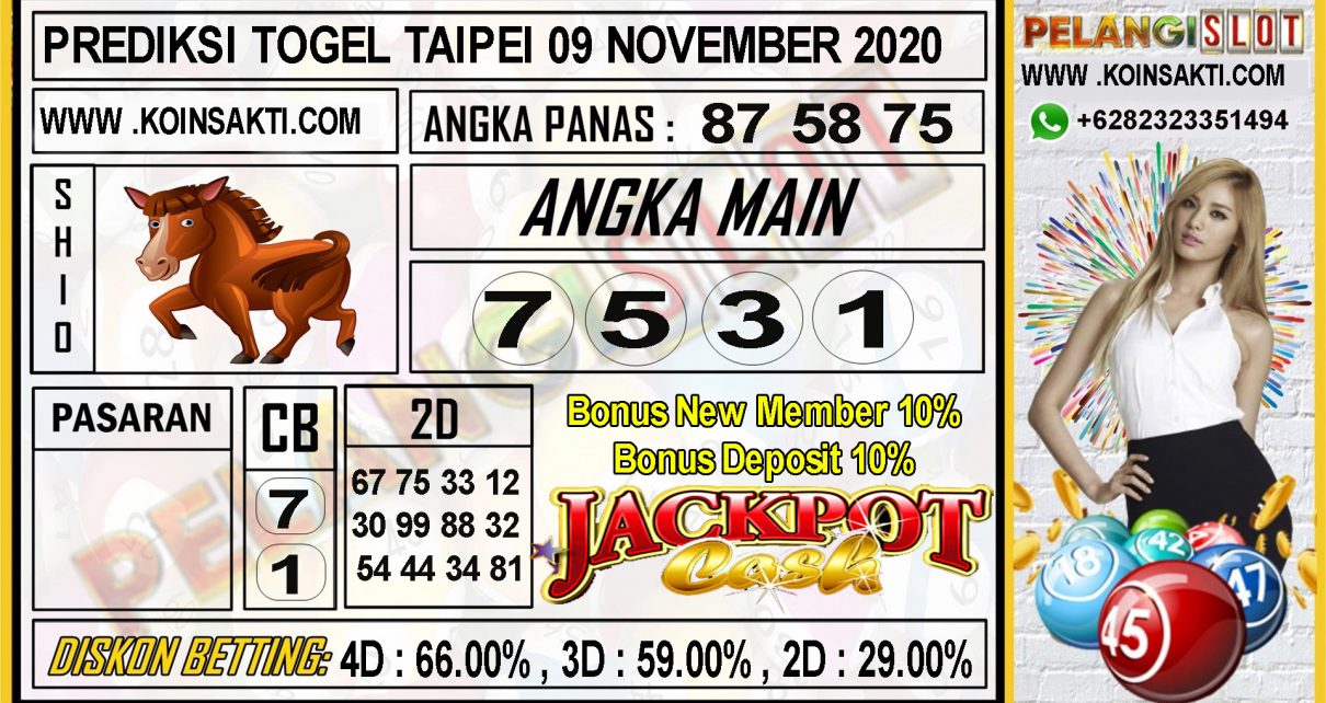 PREDIKSI TOGEL TAIPEI 09 NOVEMBER 2020