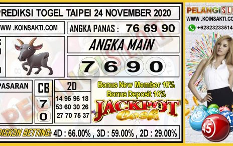 PREDIKSI TOGEL TAIPEI 24 NOVEMBER 2020