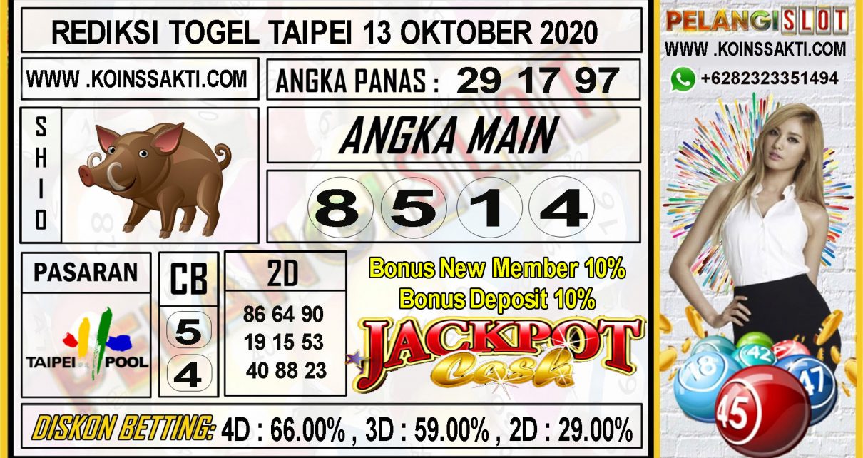 PREDIKSI TOGEL TAIPEI 13 OKTOBER 2020