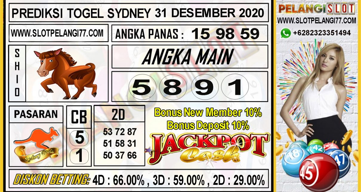 PREDIKSI TOGEL SYDNEY 31 DESEMBER 2020