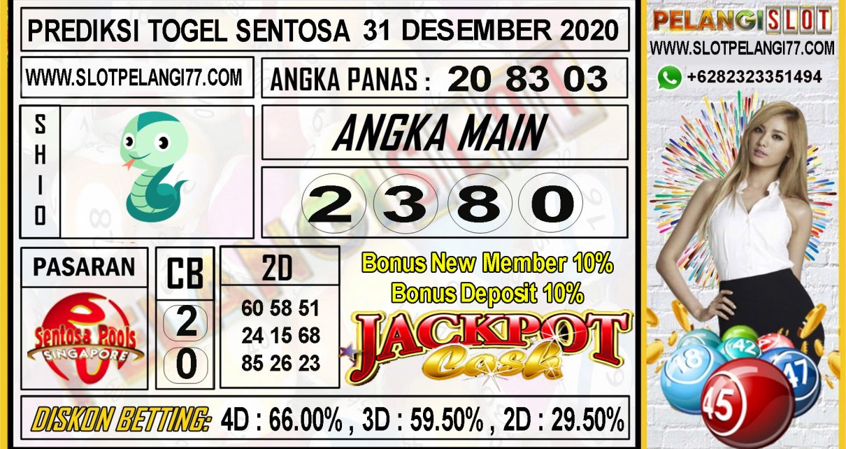 PREDIKSI TOGEL SENTOSA POOLS 31 DESEMBER 2020