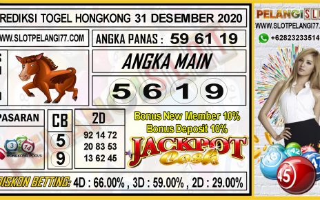 PREDIKSI TOGEL HONGKONG POOLS 31 DESEMBER 2020