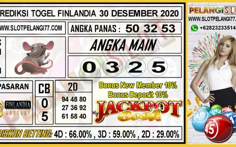 PREDIKSI TOGEL FINLANDIA LOTTERY 30 DESEMBER 2020