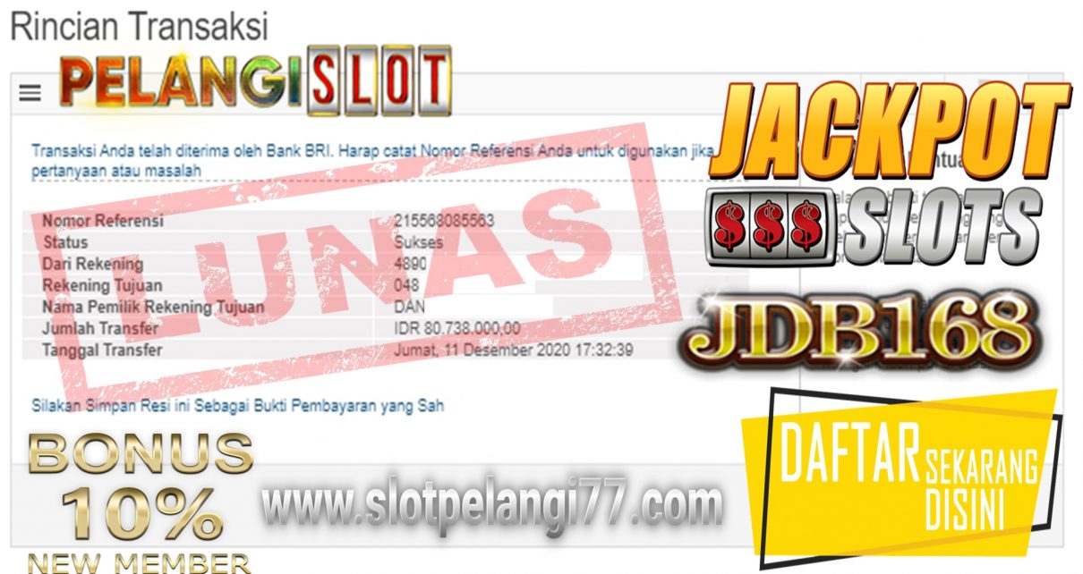 MEMBER JACKPOT JDB168 11 DESEMBER 2020