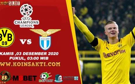 Prediksi Borussia Dortmund vs Lazio 03 Desember 2020