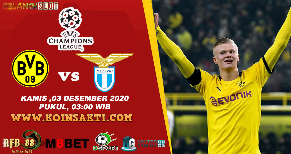 Prediksi Borussia Dortmund vs Lazio 03 Desember 2020