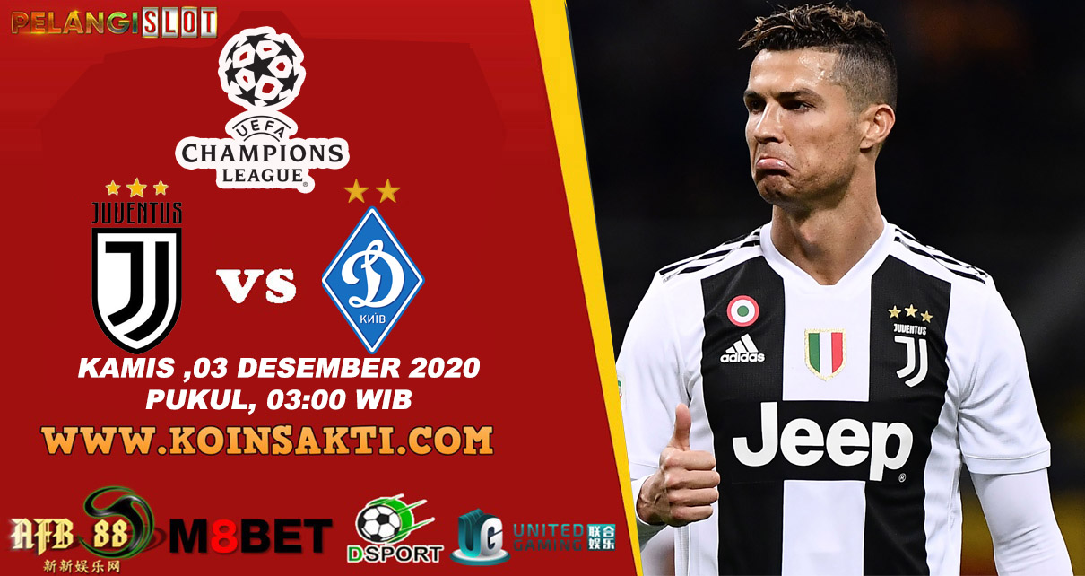 Prediksi Juventus vs Dynamo Kyiv 03 Desember 2020