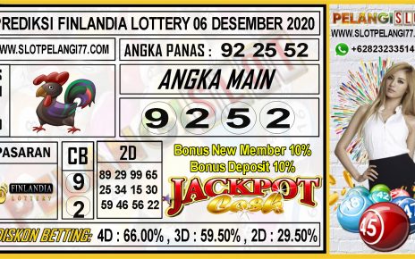 PREDIKSI TOGEL FINLANDIA 06 DESEMBER 2020