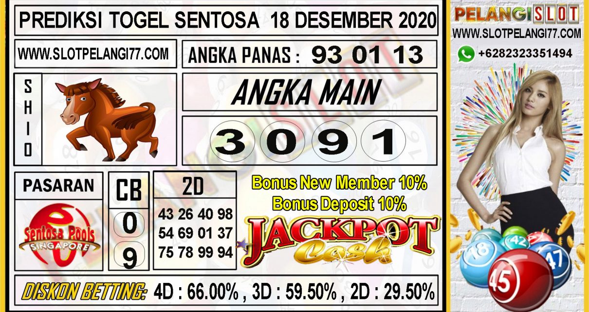 PREDIKSI TOGEL SENTOSA 18 DESEMBER 2020