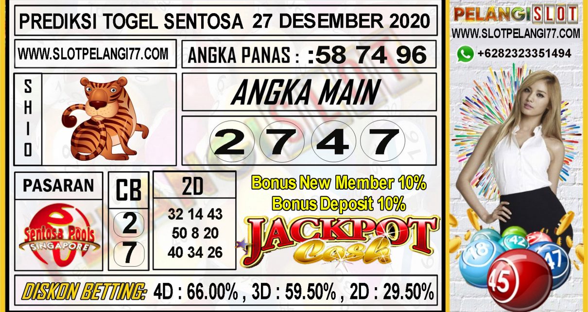 PREDIKSI TOGEL SENTOSA 27 DESEMBER 2020