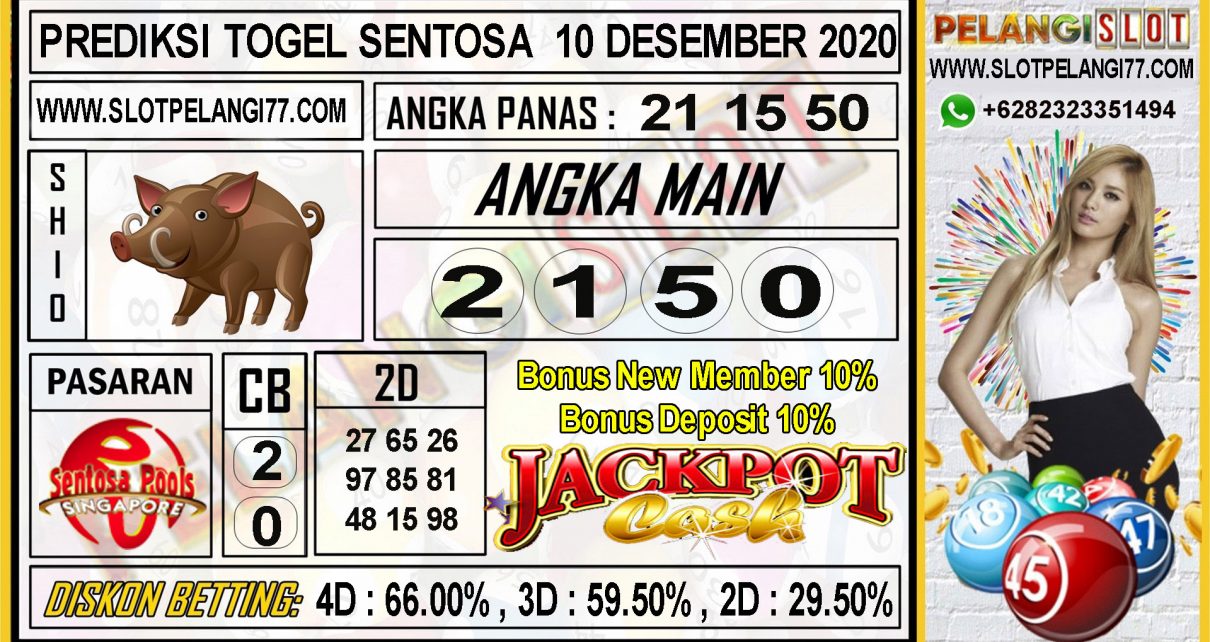 PREDIKSI TOGEL SENTOSA 10 Desember 2020