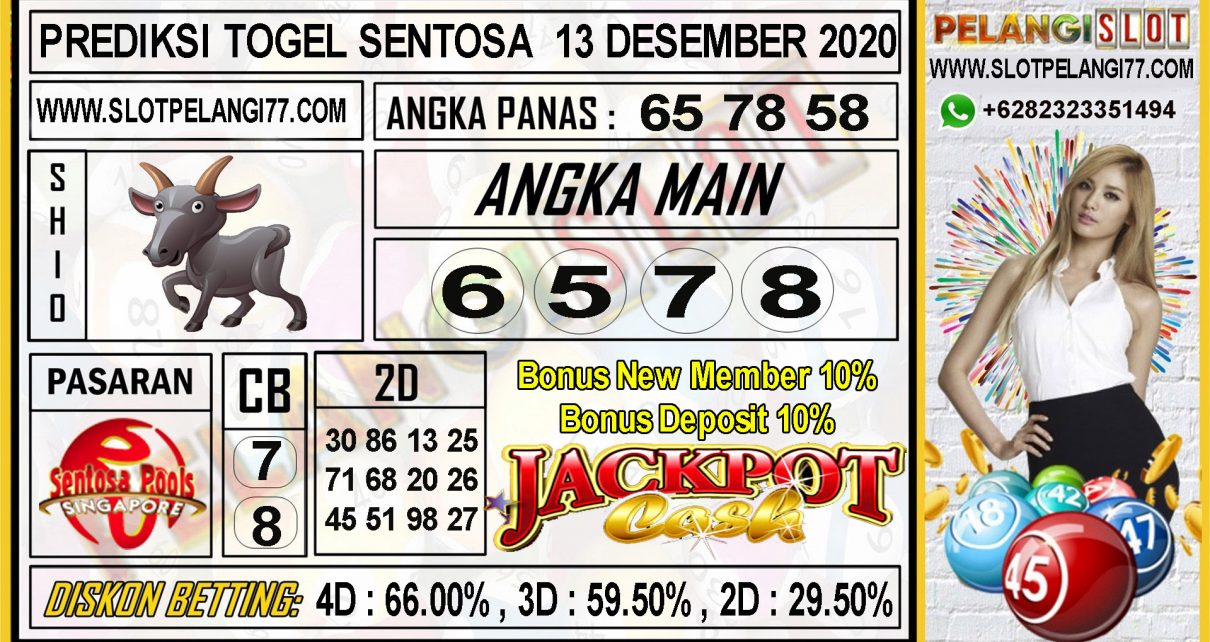 PREDIKSI TOGEL SENTOSA 13 DESEMBER 2020