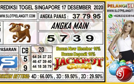 PREDIKSI TOGEL SINGAPORE 17 DESEMBER 2020