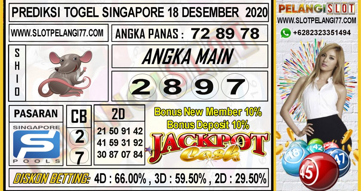 PREDIKSI TOGEL SINGAPORE 19 DESEMBER 2020