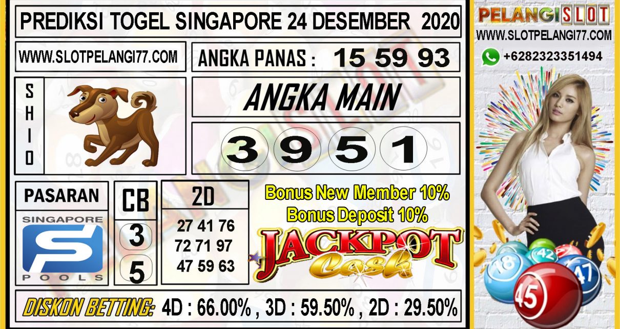 PREDIKSI TOGEL SINGAPORE 24 DESEMBER 2020