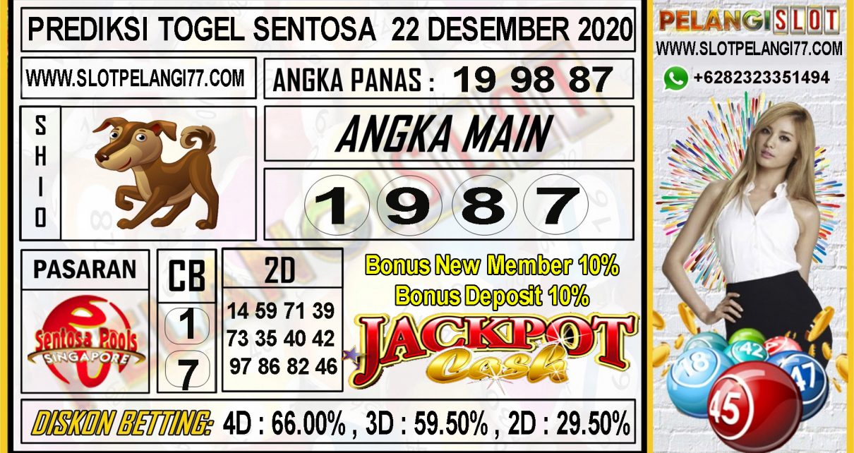 PREDIKSI TOGEL SENTOSA 22 DESEMBER 2020