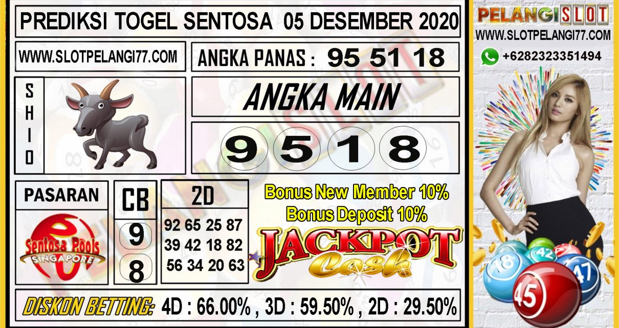 PREDIKSI TOGEL SENTOSA 05 DESEMBER 2020