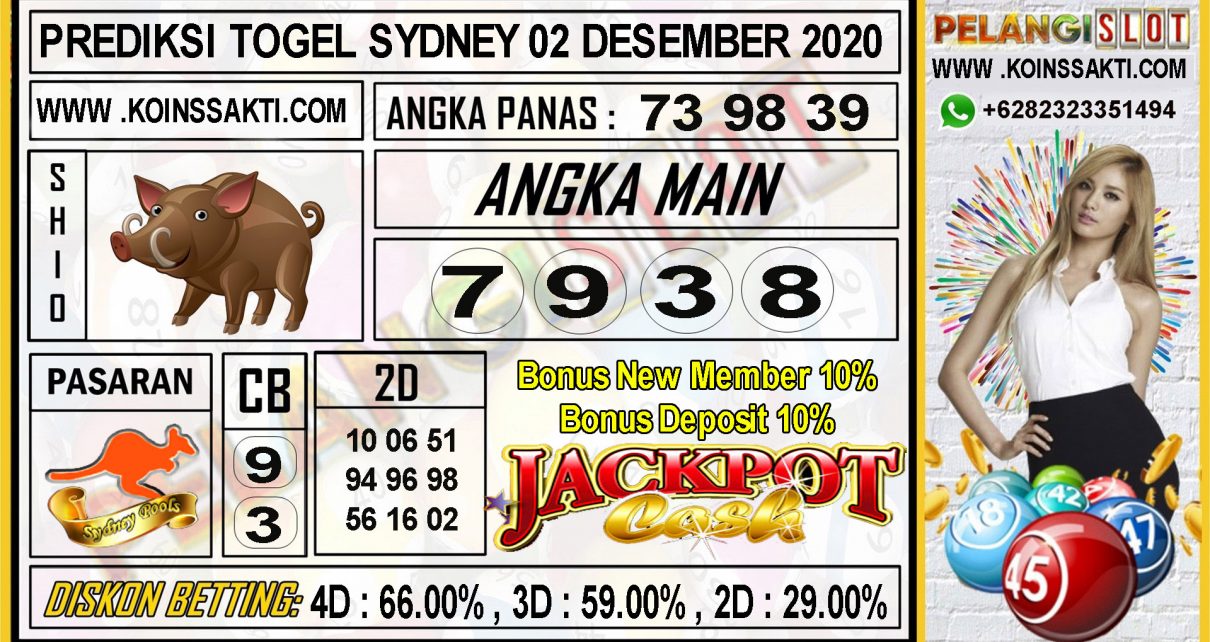 PREDIKSI TOGEL SYDNEY 02 DESEMBER 2020