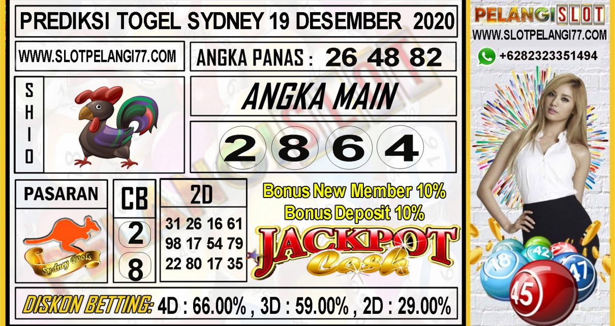 PREDIKSI TOGEL SYDNEY 19 DESEMBER 2020