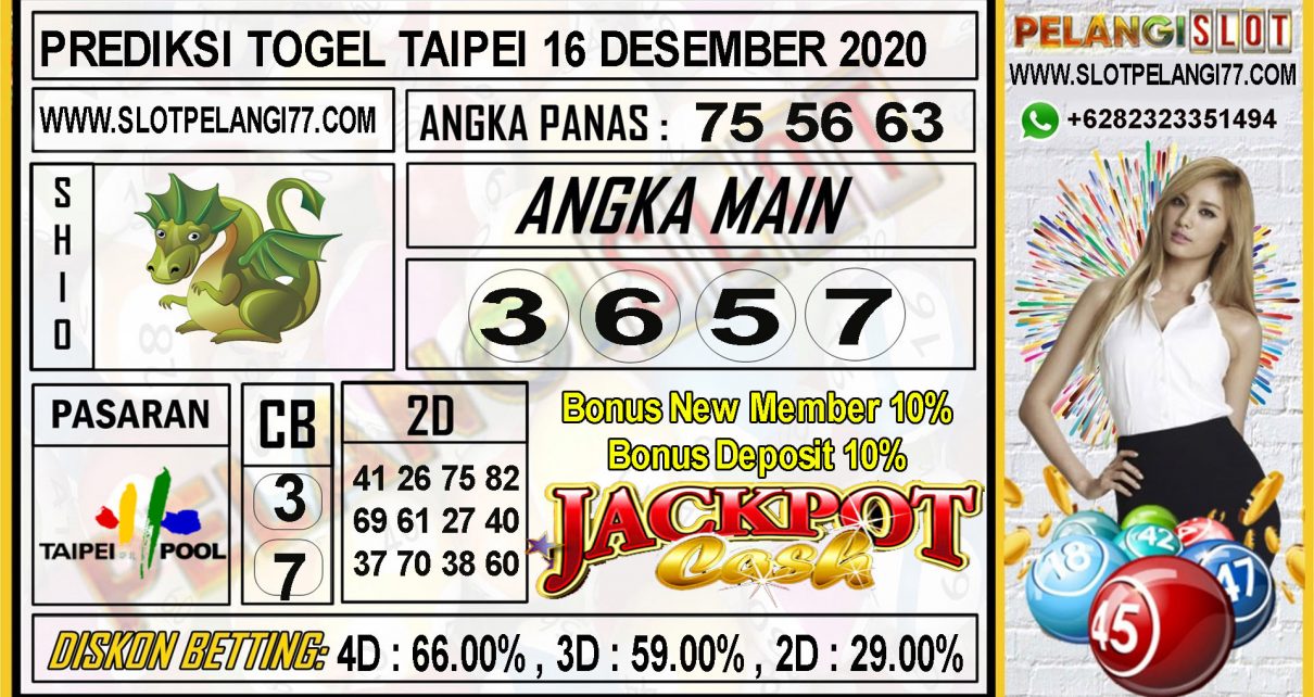 PREDIKSI TOGEL TAIPEI 16 DESEMBER 2020