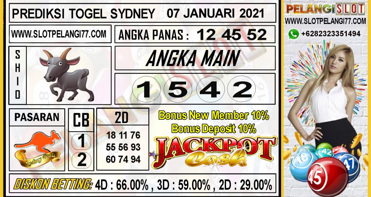 PREDIKSI TOGEL SYDNEY POOLS 07 JANUARI 2021