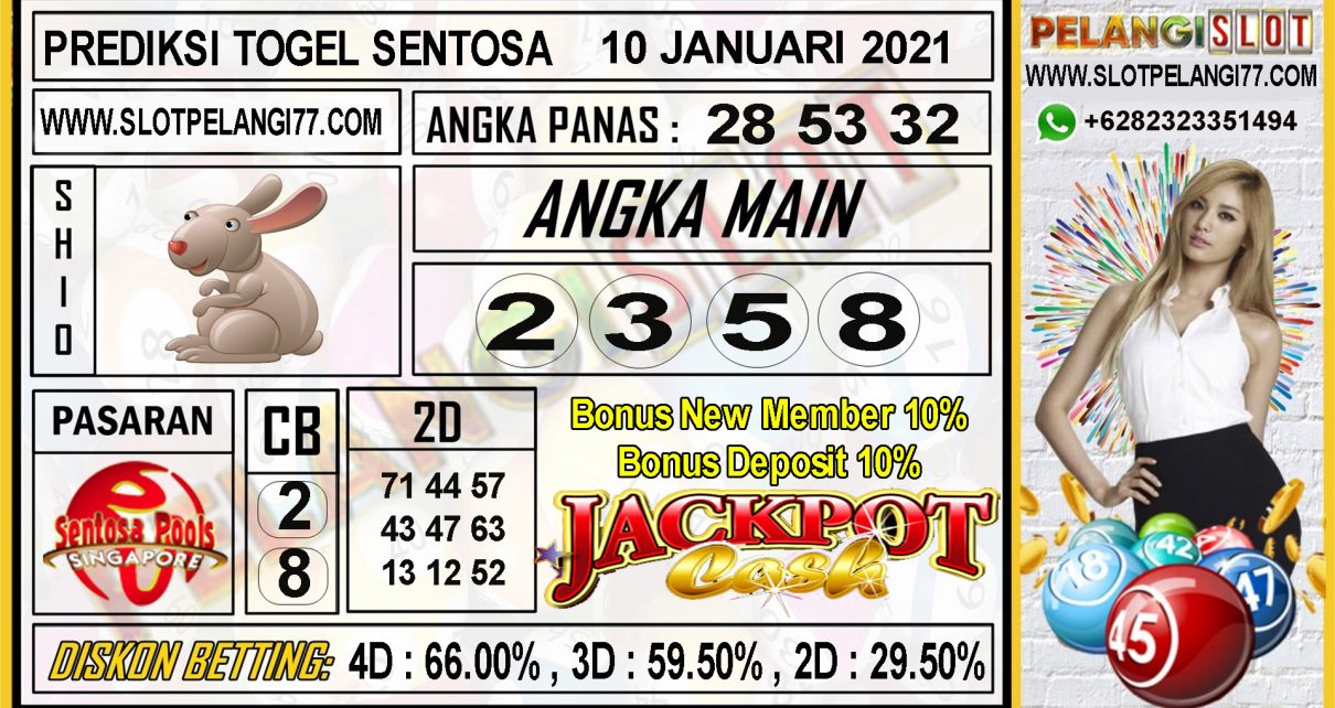 PREDIKSI TOGEL SENTOSA POOLS 10 JANUARI 2021