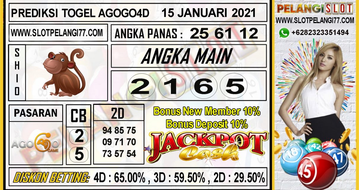 PREDIKSI TOGEL AGOGO4D 15 JANUARI 2021