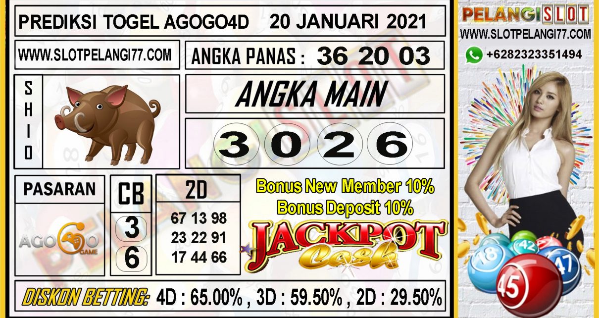 PREDIKSI TOGEL AGOGO4D 20 JANUARI 2021