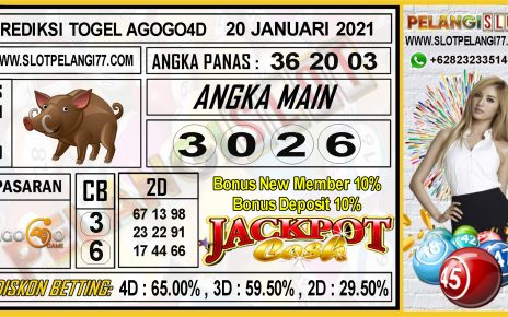 PREDIKSI TOGEL AGOGO4D 20 JANUARI 2021