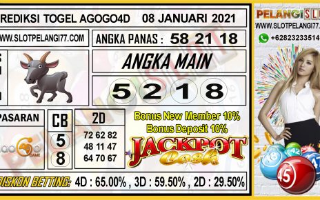 PREDIKSI TOGEL AGOGO4D 08 JANUARI 2021