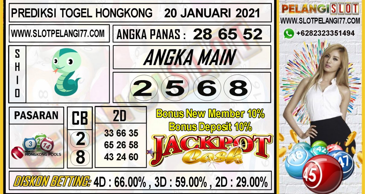 PREDIKSI TOGEL HONGKONG POOLS 20 JANUARI 2021