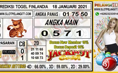 PREDIKSI TOGEL FINLANDIA LOTTERY 18 JANUARI 2021