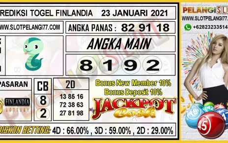 PREDIKSI TOGEL FINLANDIA LOTTERY 23 JANUARI 2021