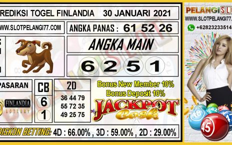 PREDIKSI TOGEL FINLANDIA LOTTERY 30 JANUARI 2021