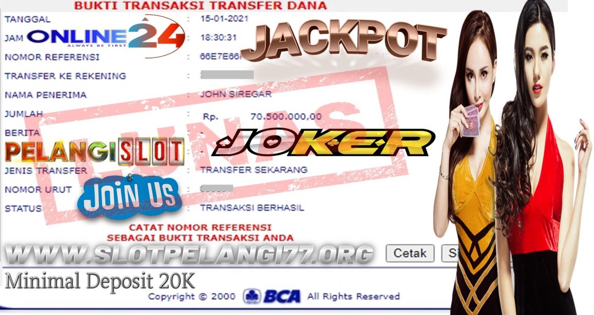 MEMBER JACKPOT JOKER 15 JANUARI 2021