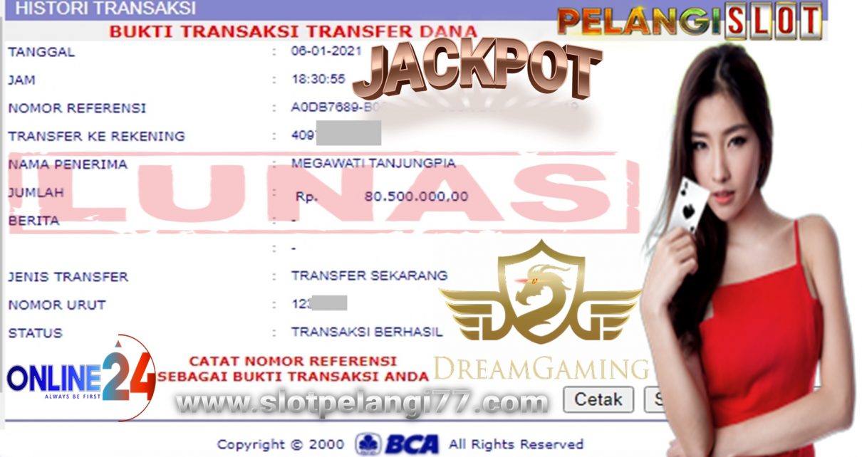 MEMBER JACKPOT CASINO DG99 06 JANUARI 2021