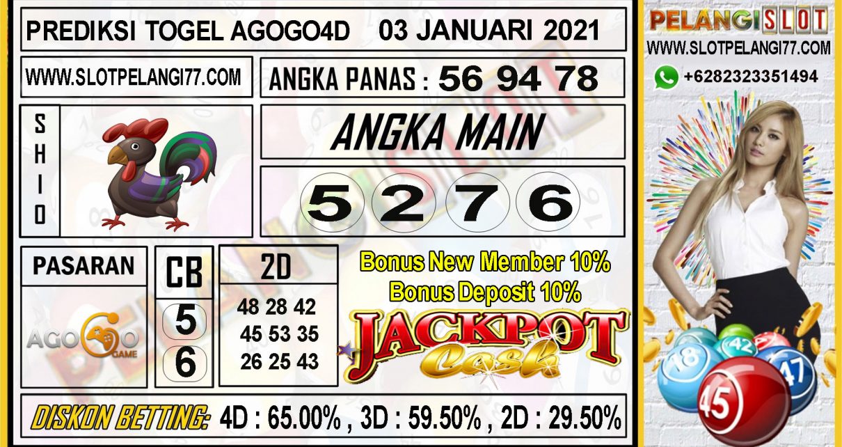 PREDIKSI TOGEL AGOGO4D 03 JANUARI 2021