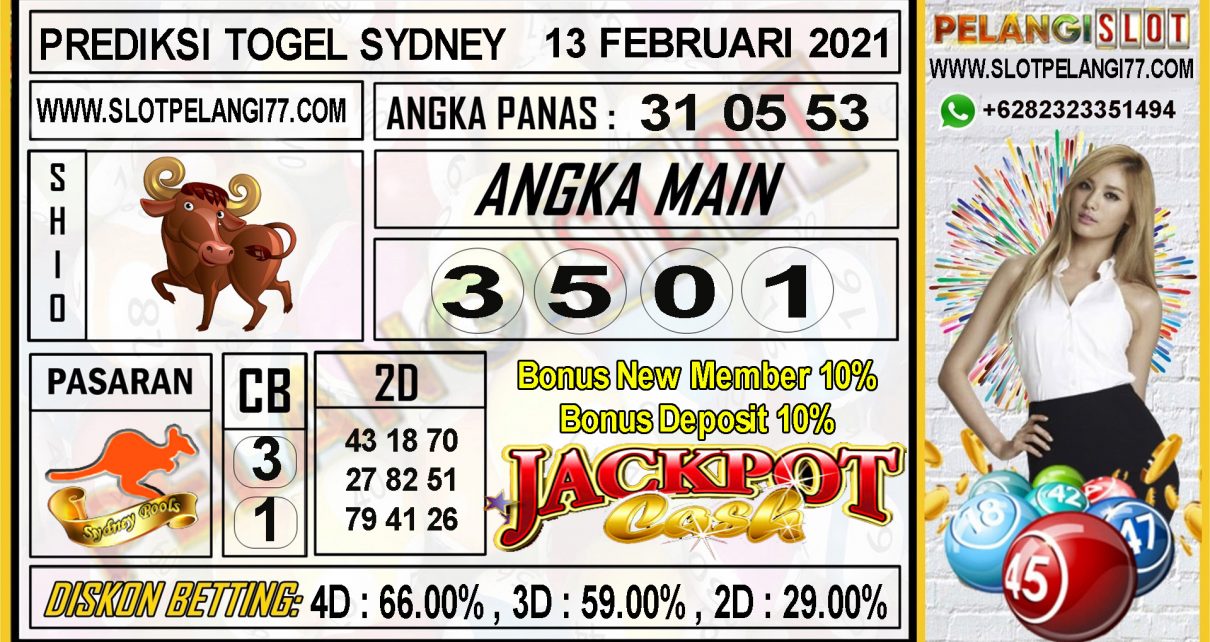 PREDIKSI TOGEL SYDNEY POOLS 13 FEBRUARI 2021