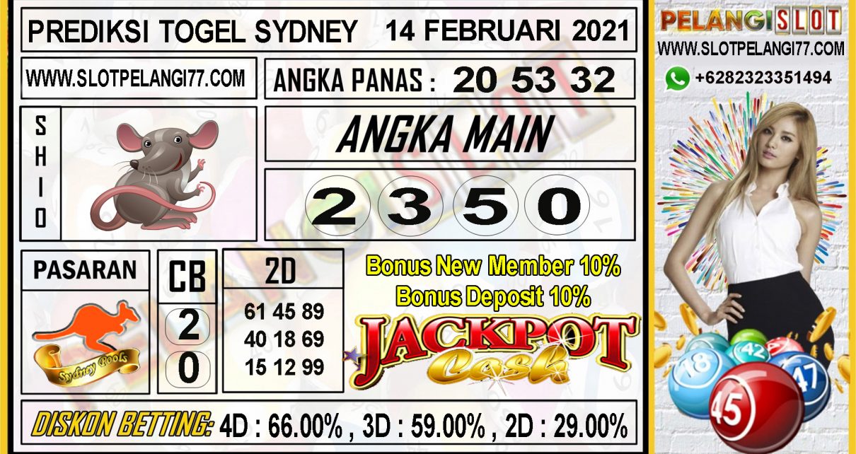 PREDIKSI TOGEL SYDNEY POOLS 14 FEBRUARI 2021