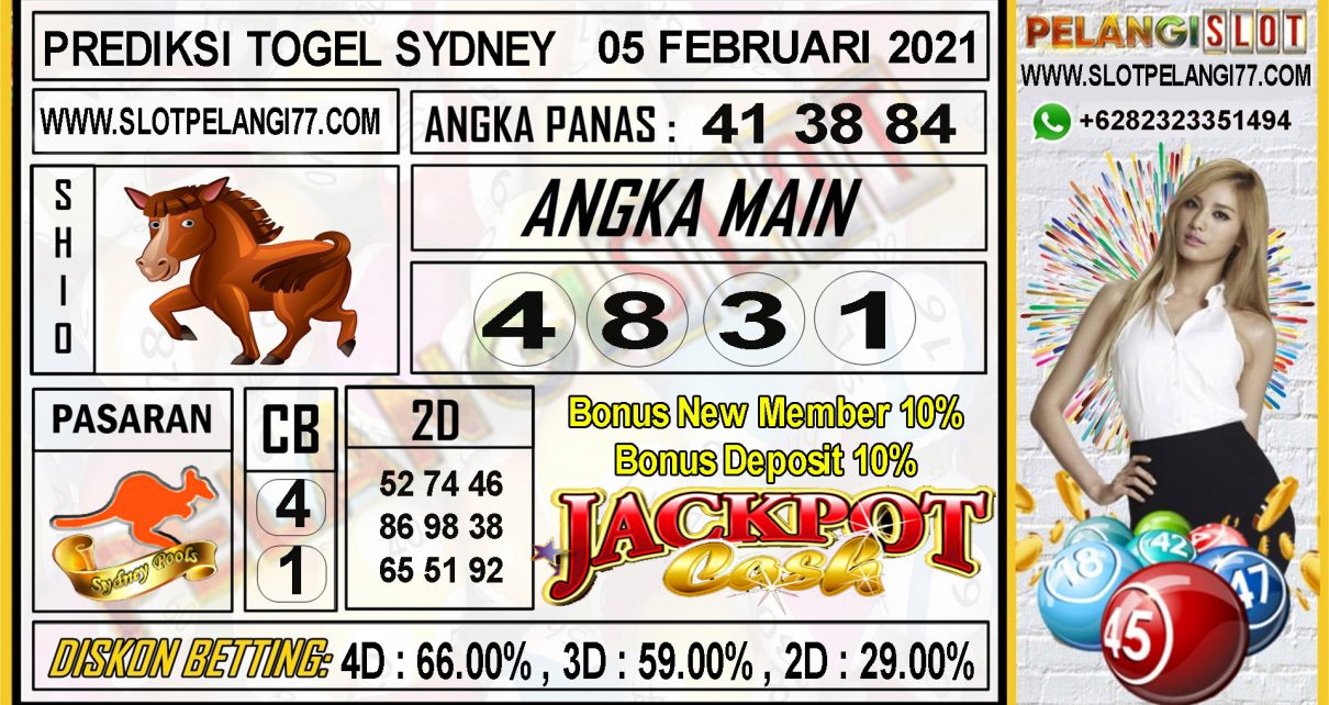 PREDIKSI TOGEL SYDNEY POOLS 05 FEBRUARI 2021