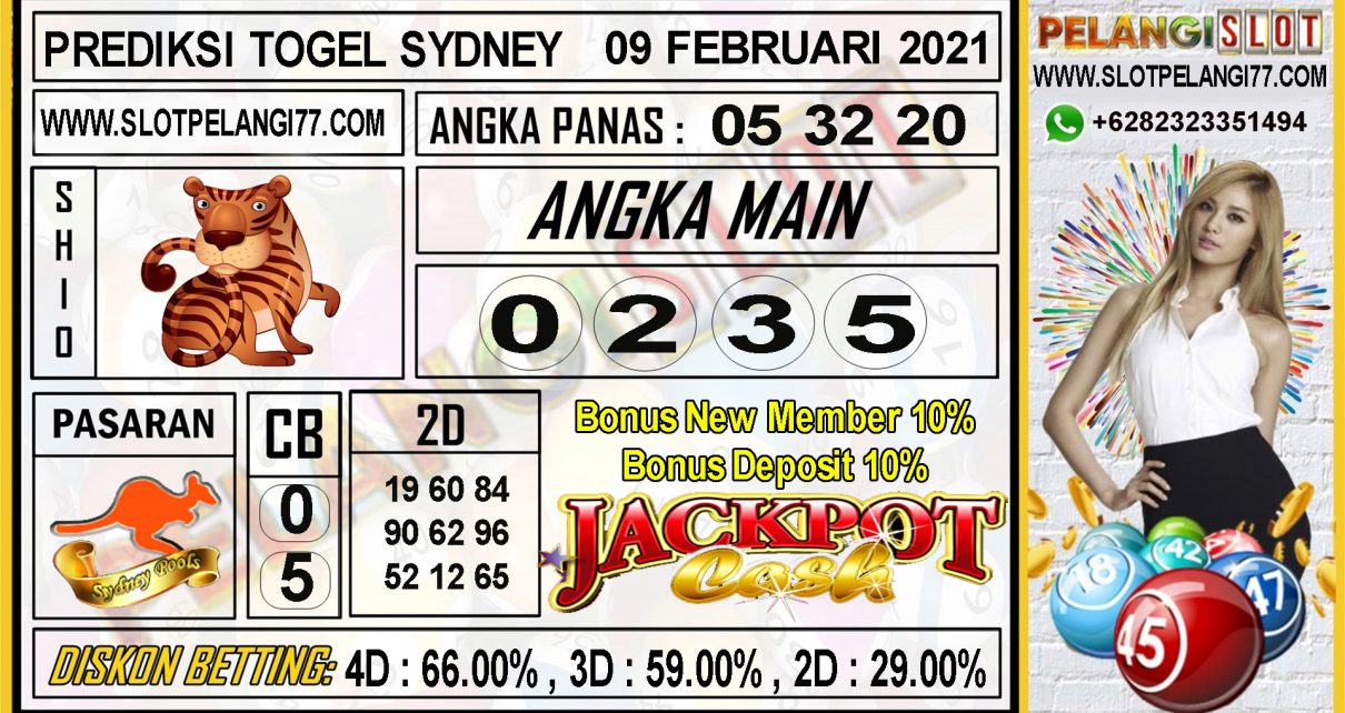 PREDIKSI TOGEL SYDNEY POOLS 09 FEBRUARI 2021