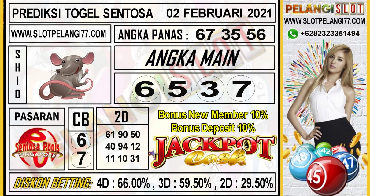 PREDIKSI TOGEL SENTOSA POOLS 02 FEBRUARI 2021